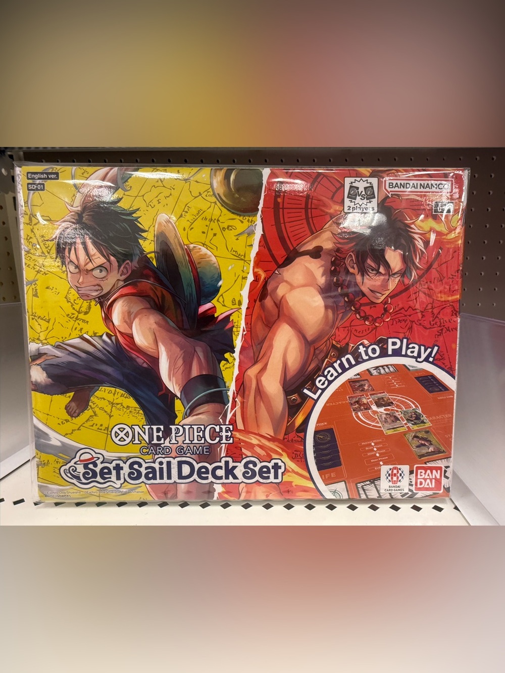 One Piece Set Sail Deck New! Sealed